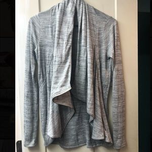 Gray cardigan